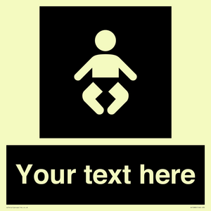 Custom information: black panel baby change